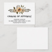 Budget & Chic Change Of Address Announcement Card ノートカード (正面/裏面)