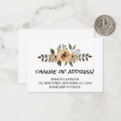 Budget & Chic Change Of Address Announcement Card ノートカード (正面/裏面インサイチュ)