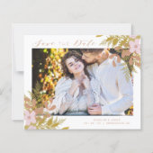 Budget Chic Dusty Shades Branches Photo Wedding (正面)