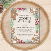 Budget Christmas Cookie Exchange Party Invitation