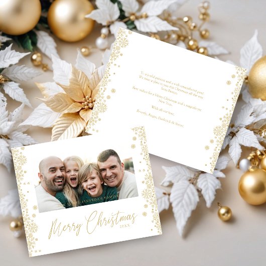 Budget Christmas Snowflakes Fancy Minimalist Photo