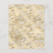 Budget Christmas Tree Menu Card Paper Sheet (裏面)