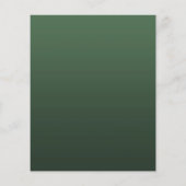 Budget Christmas Tree Party Green Holiday Invite チラシ (裏面)