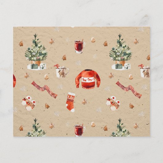 Budget Christmas Wreath Rustic 10 Multi Photo (裏面)