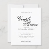 BUDGET Classic Elegant Script Couple Shower (正面)