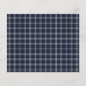 Budget Classy 航海の Navy & 金ゴールドスクリプ結婚ト (裏面)