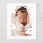 BUDGET Cloud Arch Photo Collage Thank You誕生 (正面)