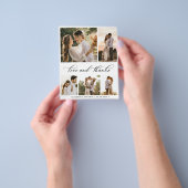 Budget Collage 結婚's Thank You Script Flyer チラシ (手)