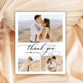 Budget Collage 結婚's Thank You Script Flyer チラシ