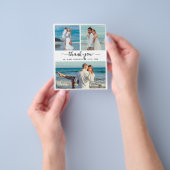 Budget Collage 結婚's Thank You Script Flyer チラシ (手)