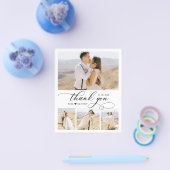 Budget Collage 結婚's Thank You Script Flyer チラシ (シングル)