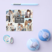 Budget Collage Chalkboard'結婚s Thank You チラシ (シングル)