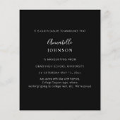 Budget Color Glow-金ゴールド&ブラック大学院6写真 チラシ (裏面)