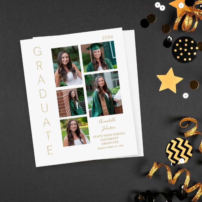 Budget Color Glow-金ゴールド&ホワイト大学院1号写真 (クリエイターアップロード済み)