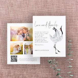 BUDGET Crane 3写真QR'結婚s Thank You