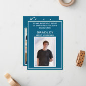 Budget Custom Photos Graduation Announcement Card ノートカード (正面/裏面インサイチュ)