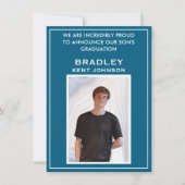 Budget Custom Photos Graduation Announcement Card ノートカード (正面)