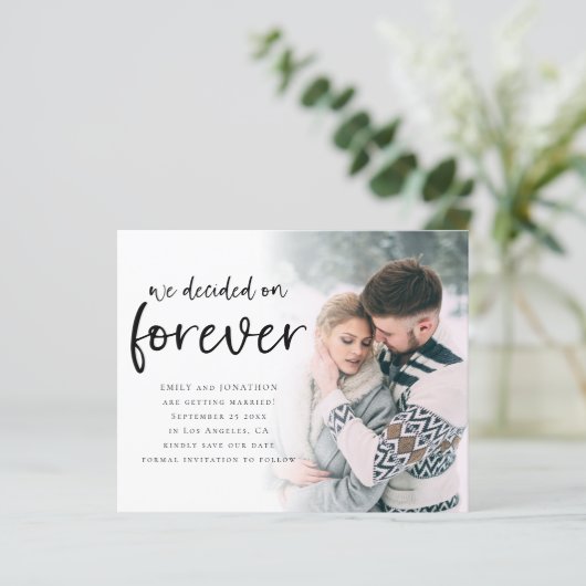 Budget Decided on Forever Photo QR Code 救 Date (スタンド正面)