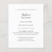 Budget Doctor エレガント Photo Graduate発表 チラシ (裏面)