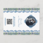 Budget Dragon Wedding Save the Date Postcard ポストカード (裏面)