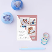 BUDGET Dustyバラ写真結婚の日救付QRコード チラシ (シングル)