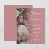 BUDGET Dustyバラ写真結婚s Thank You (正面/裏面)