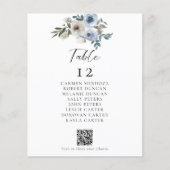 Budget Dusty Blueのテー結婚ブルQRコード (正面)