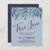 BUDGET DUSTY BLUE 結婚 Folids (正面/裏面)