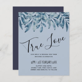 BUDGET DUSTY BLUE 結婚 Folids