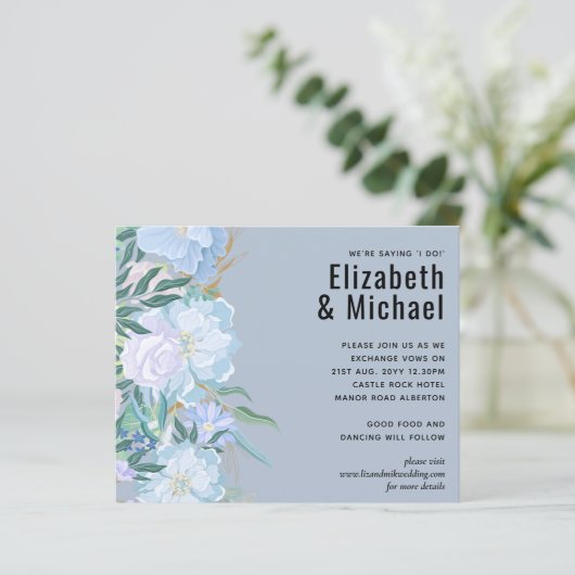 BUDGET DUSTY BLUE 結婚 Folids (スタンド正面)