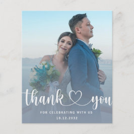 Budget Dusty Blue & Photo Thank 結婚's