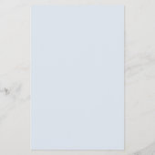 Budget dusty blue rehearsal dinner invitation チラシ (裏面)