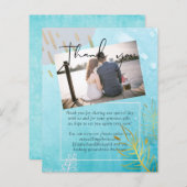 BUDGET DustyTeal金ゴールド結婚抽象芸術 (正面/裏面)