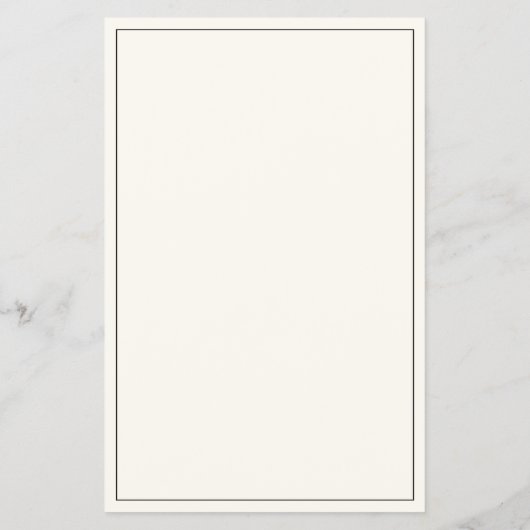 Budget elegant black cream ivory wedding menu チラシ (裏面)