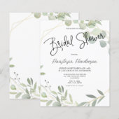 Budget Elegant Bridal shower. (正面/裏面)