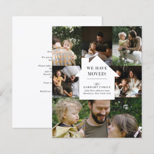 BUDGET Elegant Home Photo Collage Moving (正面/裏面)