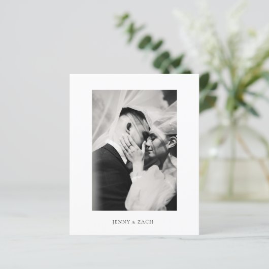 Budget Elegant Modern Script Wedding (スタンド正面)