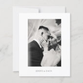 Budget Elegant Modern Script Wedding (正面)