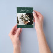 BUDGET Emerald結婚の写真サンキューカード チラシ (手)