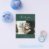 BUDGET Emerald結婚の写真サンキューカード チラシ (シングル)