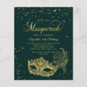 BUDGET Emerald Gold Masquerade Birthday Photo (正面)