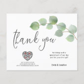 Budget EucalyptusスクリプトフォトQRコードありがとう (正面)