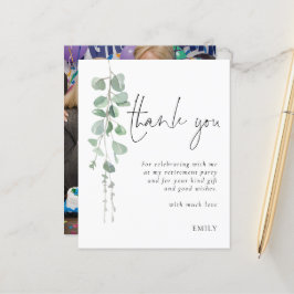 Budget Eucalyptus写真退職パーティーありがとう