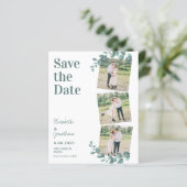Budget Eucalyptus Greenery 3 Photo Save The Date (スタンド正面)