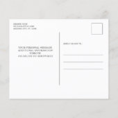 Budget Eucalyptus Greenery 3 Photo Save The Date (裏面)