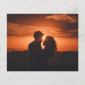 Budget Eucalyptus Greenery Photo Save the Date (裏面)