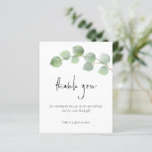 Budget Eucalyptus Leaf Script写真ありがとう (スタンド正面)