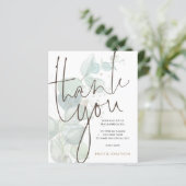 Budget Eucalyptus Photo'結婚s Thank You (スタンド正面)