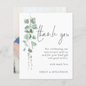 Budget Eucalyptus Photo Anniversaryありがとう (正面/裏面)