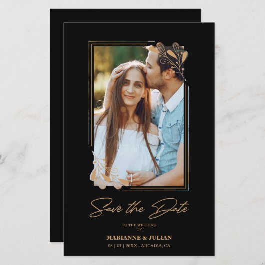 Budget Fake Golden Branches Fancy Calligraphy (正面/裏面)